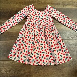 Hanna Andersson Red and Green Holly Christmas Dress 5